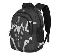 Marvel Spiderman Town-Mochila Running Plus, Negro, 34 x 46 cm, Capacidad 32 L