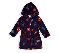 Marvel Spiderman VH2046 - Albornoz con capucha para niños, azul marino, 3 años