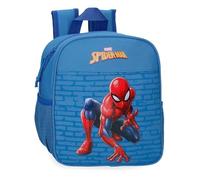 Marvel Spiderman vigilante Mochila Preescolar Adaptable a Carro Azul 21x25x10 cms Poliéster 5,25L