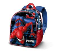 Marvel Spiderman Wall-Mochila Basic, Rojo, 30 x 38 cm, Capacidad 13 L