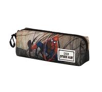 Marvel Spiderman Webslinger-Estuche Portatodo Cuadrado FAN 2.0, Multicolor, 21 x 8 cm