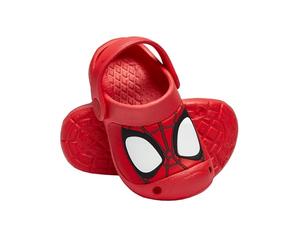 Marvel Spiderman Zapatos | Chanclas Niño Piscina | Spidey and His Amazing Friends Zuecos | Rojo 27