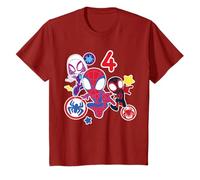 Marvel Spidey and His Amazing Friends 4 Year Old Birthday Camiseta
