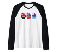 Marvel Spidey and His Amazing Friends Birthday Party Cupcake Camiseta Manga Raglan