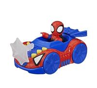 Marvel Spidey and His Amazing Friends, Bólido arácnido, Figura de acción y Coche de Juguete