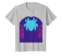 Marvel Spidey and His Amazing Friends Ghost-Spider Costume Camiseta, Niños, Plata, 10 años