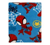 Marvel Spidey and His Amazing Friends - Manta para niños pequeños, Color Azul, Rojo y Blanco