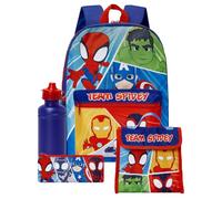 Marvel Spidey and His Amazing Friends Mochila Escolar Infantil 4 Piezas