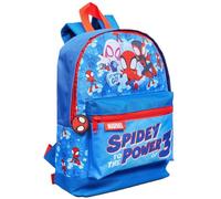 Marvel Spidey and His Amazing Friends - Mochila escolar para niños, mochila escolar de Spiderman, ligera y duradera, perfecta para guardería, preescolar y viajes, diseño "Spidey to the Power of 7.6 cm