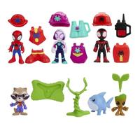 Marvel Spidey and His Amazing Friends, Rescue-Webs, Rescue Spidey and Crew, Pack de 6 Figuras de acción, Juguetes y Figuras de superhéroes para niños pequeños, Edad: A Partir de 3 años
