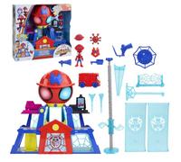 Marvel Spidey and His Amazing Friends, Rescue-Webs, Set de Juego Aracnocuartel - Versión en inglés