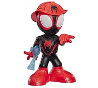 Marvel Spidey and His Amazing Friends, Spin Baila y Rescata, Juguete electrónico de 25,4 cm con Sonidos y Frases, 2 Canciones, Juguetes de superhéroes, Edad: 3+