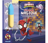 Marvel Spidey et ses amis extraordinaires: Avec un pinceau magique - Colorie avec de l'eau pour voir apparaître les couleurs !