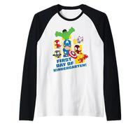 Marvel Spidey & His Amazing Friends 1st Day of Kindergarten Camiseta Manga Raglan