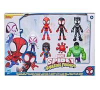 Marvel Spidey & His Amazing Friends - Figuras de acci n de superh roes + villanos (elige la figura) (paquete de h roes Spidey (7 figuras))