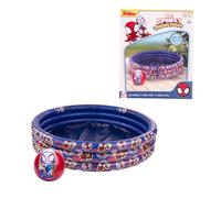 Marvel Spidey Piscina Hinchable, Piscina Infantil Spider-Man, Redonda Multicolor, 100 CM