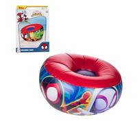 Marvel Spidey Sillon Hinchable, Tumbona Infantil Spider-Man, Colchoneta Playa Sillon Acuático Silla Redonda Multicolor
