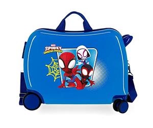 Marvel Spidey Team Up Maleta infantil Azul 50x39x20 cms Rígida ABS Cierre de combinación lateral 34L 1,8 kgs 4 Ruedas Equipaje de Mano