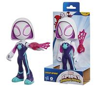 Marvel Spidey y Sus Sorprendentes Amigos Figura Supergrande de Ghost Spider 22,5 cm, Figura de Acción, Juguete de Superhéroe para Niños y Niñas a Partir de 3 Años