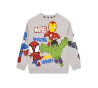 Marvel Spidey y Sus sorprendentes Amigos Sudadera para niño, Ropa de superhéroes, Jersey Infantil de Spidey Gris 9-10 Años