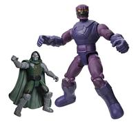 Marvel Studios Avengers: Doomsday ActionVerse, Pack Doble Duo of Doom, Set de Figuras de acción de 11,4 cm y 20,3 cm, Juguetes y Figuras Infantiles de superhéroes, A Partir de 4 años