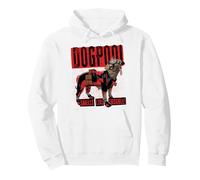 Marvel Studios Deadpool & Wolverine Dogpool Smells Trouble Sudadera con Capucha, Unisex para Adultos, Blanco, XXL