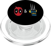 Marvel Studios Deadpool & Wolverine Mask & Claw Emoji Icons PopSockets PopGrip para MagSafe