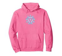 Marvel Studios Iron Man Tony Stark ARC Reactor Sudadera con Capucha, Unisex para Adultos, Rosa Brillante, L