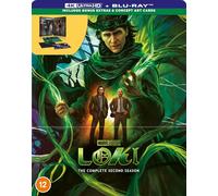 Marvel Studios Loki Season 2 4K UHD + Blu ray Steelbook (Disney+ Original) (includes artcards) [Blu-ray] [Region Free]