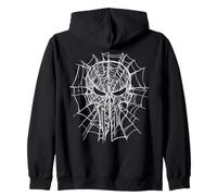 Marvel Studios Spider-Man: BND Movie 2026 Punisher Skull Web Sudadera con Capucha