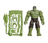 Marvel Studios Spider-Man Day, ActionVerse, Hulk, Figura de acción de 11,4 cm y Accesorios