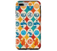 Marvel Studios The Fantastic Four: First Steps Retro Icons Carcasa para iPhone 7 Plus/8 Plus