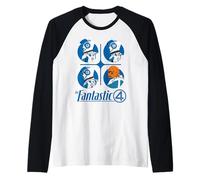 Marvel Studios The Fantastic Four: First Steps Space Mission Camiseta Manga Raglan