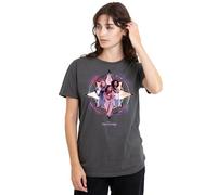 Marvel Studios The Marvels Cosmic Heroes - Camiseta para Mujer, Color carbón, Talla M, Gris Oscuro, M