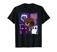 Marvel Studios The Marvels Nick Fury and Flerkittens Cute Camiseta