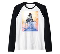 Marvel Studios Thunderbolts Comic Art Bucky Barnes Snow Jump Camiseta Manga Raglan