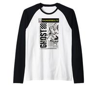 Marvel Studios Thunderbolts Ghost B&W Comic Cover #6 Camiseta Manga Raglan
