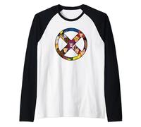 Marvel Studios X-Men ’97 Animated Series X-Circle Logo Team Camiseta Manga Raglan