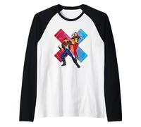 Marvel Studios X-Men '97 Season 2 Cyclops & Jean Grey X-Logo Camiseta Manga Raglan