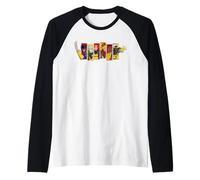 Marvel Studios X-Men '97 Season 2 Team Wasteland Collage Camiseta Manga Raglan