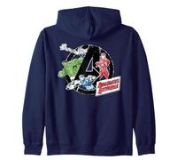 Marvel Super Heroes Avengers Assemble Marker Style A-Logo Sudadera con Capucha