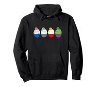 Marvel Super Heroes Avengers Birthday Party Cupcakes Lineup Sudadera con Capucha