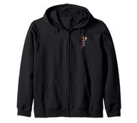Marvel Super Heroes Avengers Captain Marvel Pocket Art Sudadera con Capucha