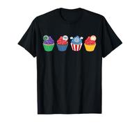 Marvel Super Heroes Avengers Cupcakes Birthday Party Gift Camiseta