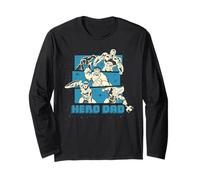 Marvel Super Heroes Avengers Hero Dad Father's Day Retro Manga Larga