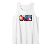 Marvel Super Heroes Avengers Numbers 1 First 1st Birthday Camiseta sin Mangas