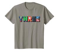 Marvel Super Heroes Avengers Numbers 3 Third 3rd Birthday Camiseta