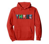 Marvel Super Heroes Avengers Numbers 3 Third 3rd Birthday Sudadera con Capucha