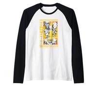 Marvel Super Heroes Avengers SD Heroes Chibi Japan Manga Camiseta Manga Raglan