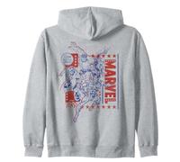 Marvel Super Heroes Avengers Spider-Man Americana Since 1939 Sudadera con Capucha